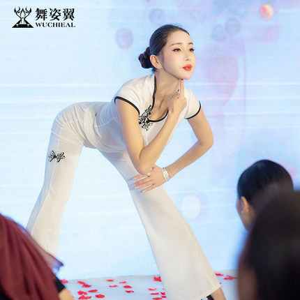 舞姿翼形体衣礼仪服2018新款中国风名媛肚皮舞练功服现代舞套装10-tmall.com天猫 舞姿翼形体衣礼仪服2018新款中国风名媛肚皮舞练功服现代舞套装10-tmall.com天猫