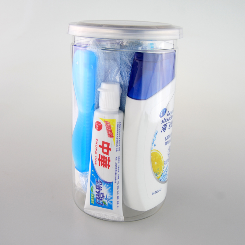 Changyou lon mới hộp lưu trữ khách sạn du lịch khách sạn trả tiền cung cấp túi rửa đặt bàn chải đánh răng gấp - Rửa sạch / Chăm sóc vật tư ví đựng đồ trang điểm