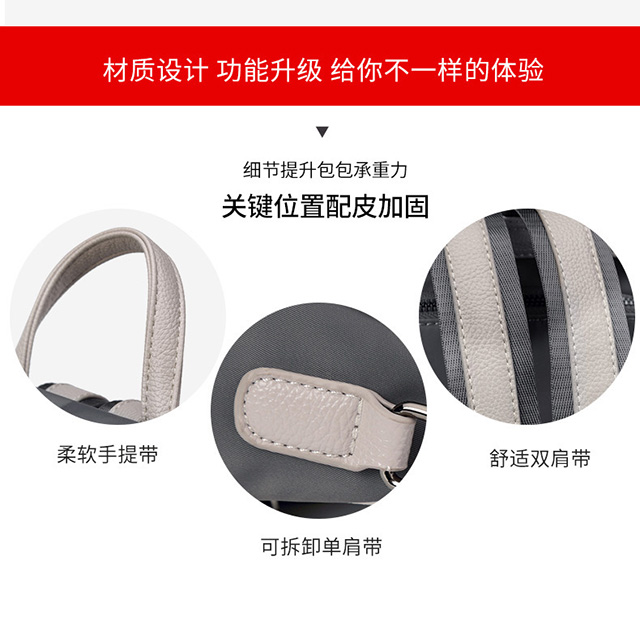 Túi xách chống trộm túi xách 2019 phiên bản mới của Hàn Quốc thời trang túi đeo vai hoang dã túi đeo chéo Oxford vải nhỏ ba lô - Ba lô balo đi học nữ cấp 3