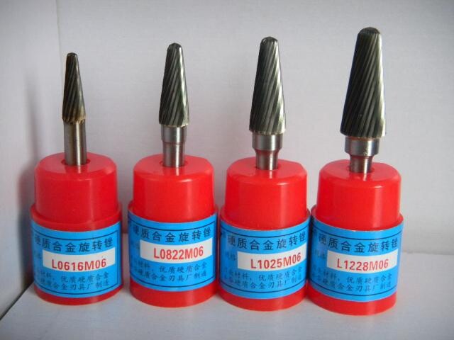 Authentic sharp carbide rotary file L0820M06 (L conical dome shape) tungsten steel grinding head