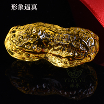 Creative wedding props Golden crystal peanuts Long-lived fruit Auspicious lucky transport opening celebration Home gifts