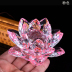 Crystal Lotus Trang trí Xe đầy màu sắc Hoa sen nến Chủ nhà Trang trí xe Điện thoại Di động Trang sức Counter Trang trí cách trang trí phòng khách nhà vuông Trang trí nội thất