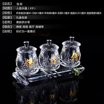 Water supply cup Buddha cup thickened crystal supply cup high temperature resistant non-explosion Buddha Dharma and Monk water purification cup Buddha cup holy water cup lead-free