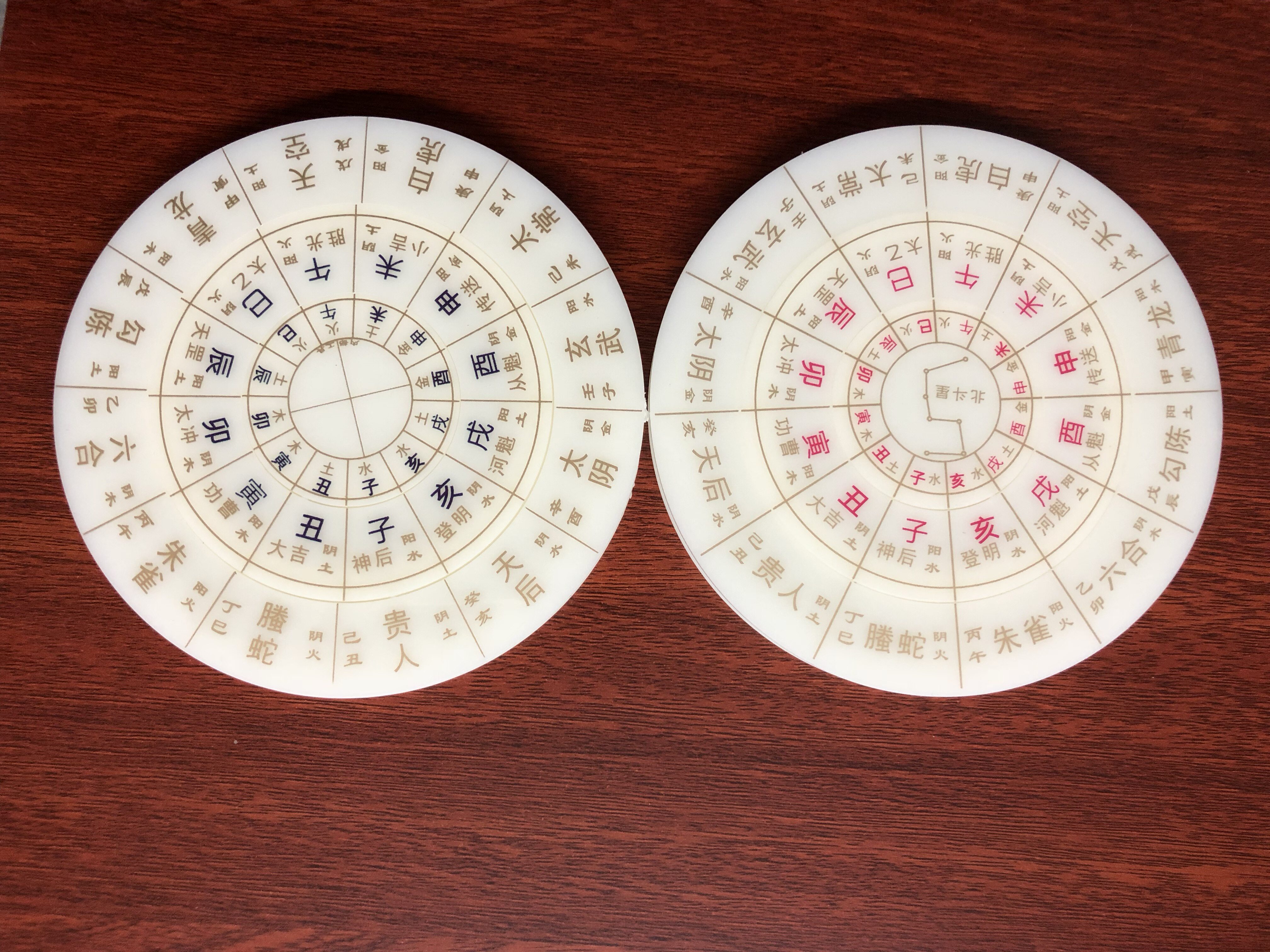 Six Ren I Ching live solution Big Six Ren prediction turntable 4 inch practical gold formula Six Ren Daquan start class break class 13