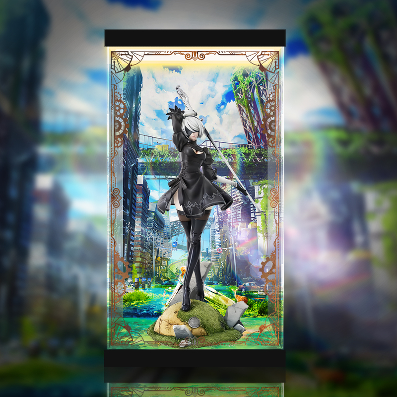 【Unmovable】Liangxiao Shumei Neil Automatic Humanoid Animation Version 2B Figure Display Box 【Unmovable】Liangxiao Shumei Neil Automatic Humanoid Animation Version 2B Figure Display Box