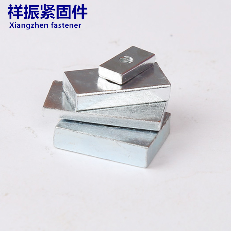 Rectangular nuts Quartet nuts Aluminum accessories Slide nuts m4 m5 m6 m8