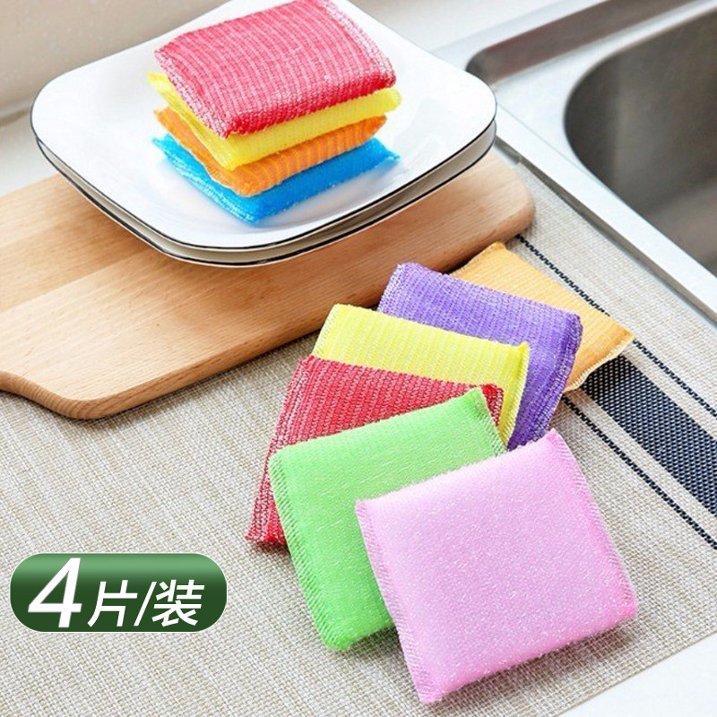 Thickened colour wash with large king dishwashing sponge rub not stained with oil kitchen Baise cleaning sponge brush pot deity