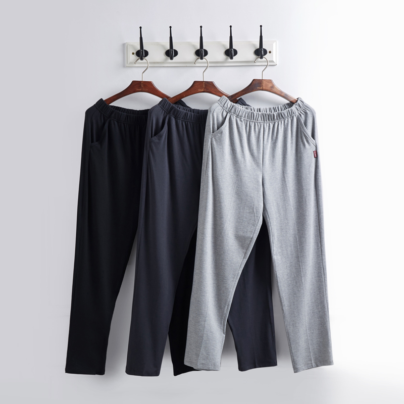 Quần short pyjama nam mùa xuân và mùa hè Modal Cotton Quần nhà nam Quần thể thao rộng Quần thường quần lót nam