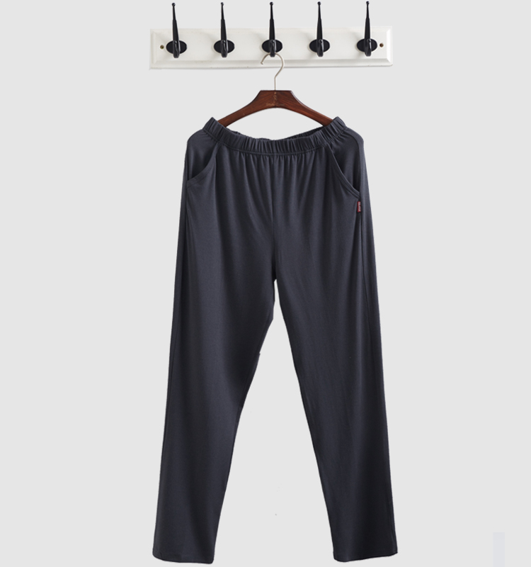 Quần pyjama nam mùa hè mỏng phần modal quần nam nhà lỏng lẻo mềm mại thoáng khí quần nhà nam cotton quần gió nam