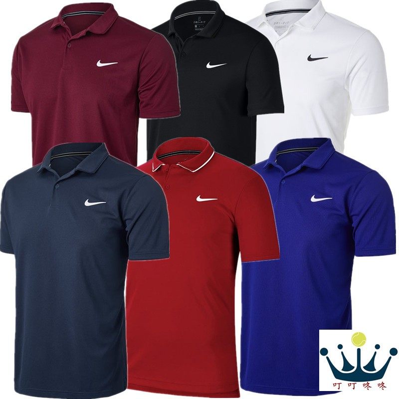 Nike Nike Men's Tennis Suit Summer Short Sleeve Polo Jersey Sportswear Speed Dry Collar 939138 CW6851