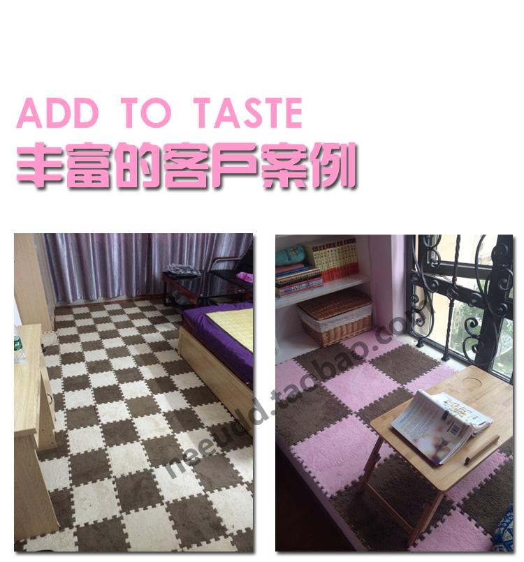 phòng ngủ khâu thảm thảm bọt sàn cho trẻ em da lộn nhung đệm giường phòng cửa hàng thảm cho giường sang trọng - Thảm thảm trải phòng khách
