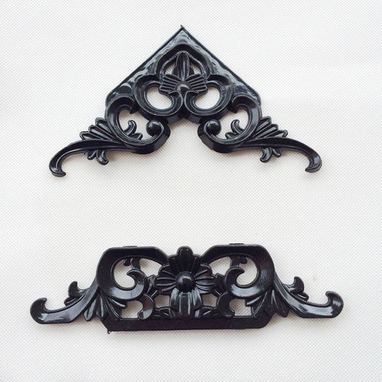 Cross embroidered double frame corner flower waist flower mounting spray paint plastic corner flower photo frame flower corner waist flowers 100 prices