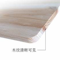 Customized solid wood shelf Wall pine compartment shelf partition bookshelf Wall decorative square table panel