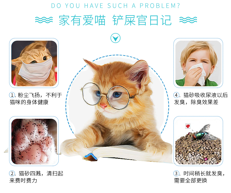 妙 10 Nhóm mèo khử mùi nước hấp thụ kg trà xanh không bụi mèo cát 6L cung cấp mèo vận chuyển kg - Cat / Dog Beauty & Cleaning Supplies lược chải ve chó