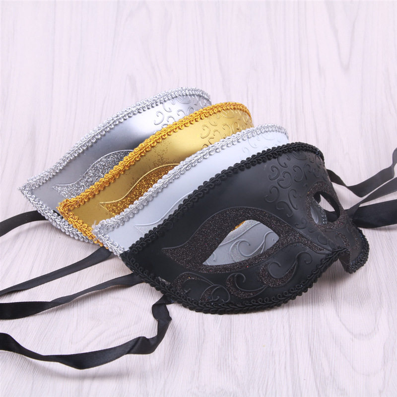 Masquerade men's half face blindfold Halloween mask COS party Masquerade adult sexy mask female