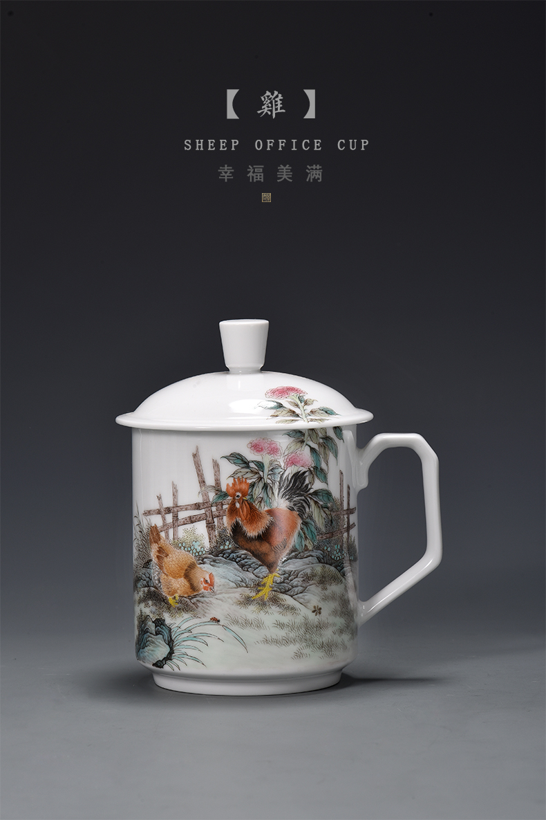 The Send mom and dad old - laws in ceramic cups zodiac section of men and women friends birthday present office cup with cover the custom