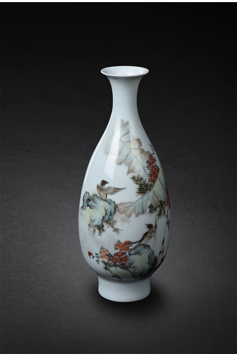 Jingdezhen hand - made master new see goddess of mercy bottle porcelain vase furnishing articles sitting room adornment flower arranging ceramic flower vases