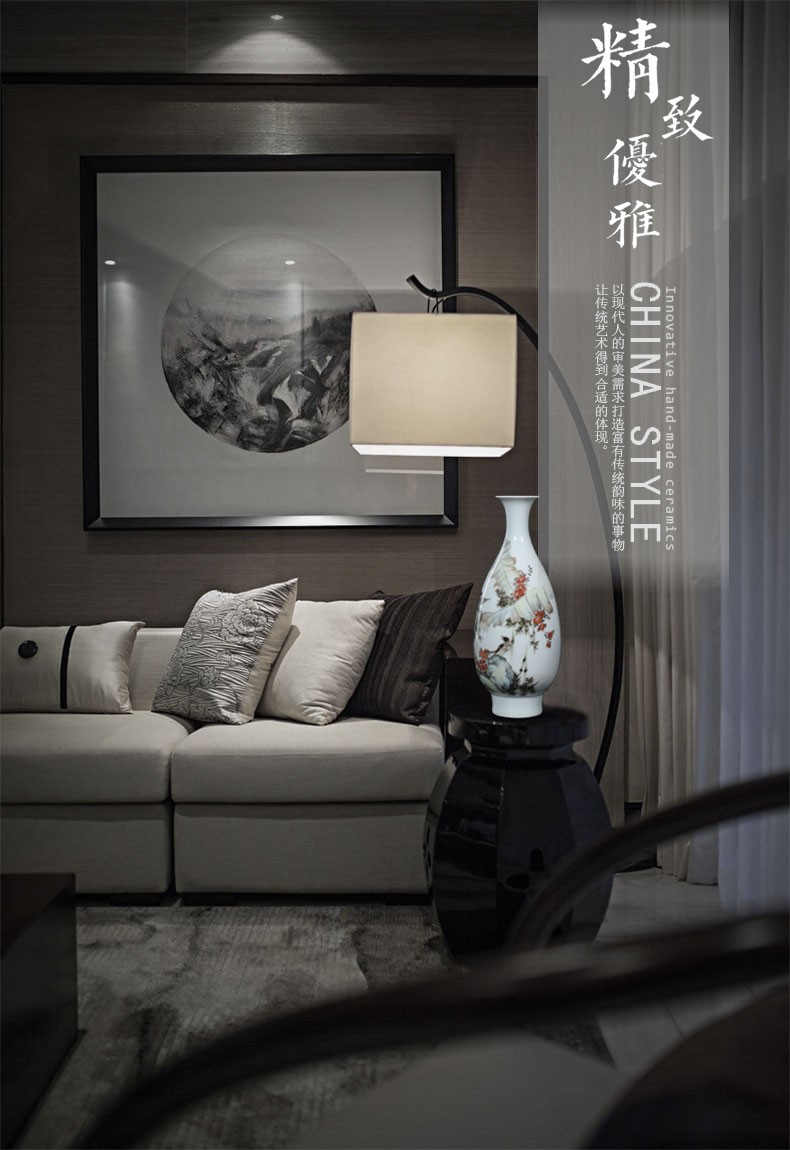 Jingdezhen hand - made master new see goddess of mercy bottle porcelain vase furnishing articles sitting room adornment flower arranging ceramic flower vases