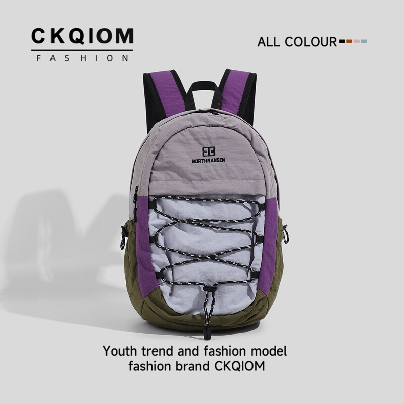 Ckqiom Japanese-Style Short-Distance Travel Backpack Outdoor Sports Travel Mountaineering Bag Ultra-Lightweight Small Backpack for Women