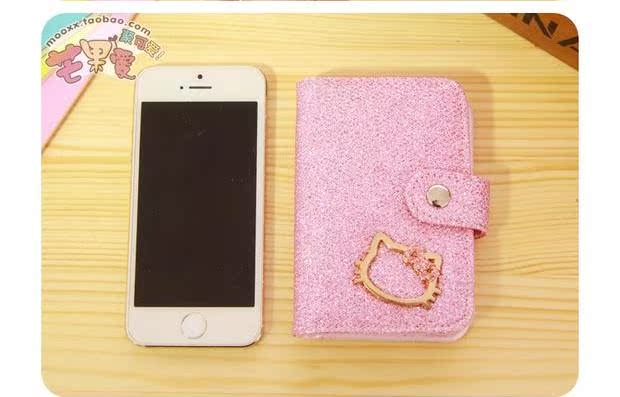 Phiên bản Hàn Quốc của gói thẻ da kim cương Hoạt hình dễ thương Gói phụ nữ chất lượng cao 24 ví gucci