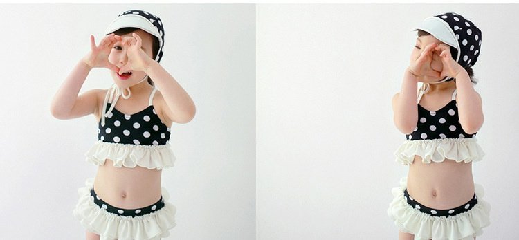 Phiên bản Hàn Quốc của trẻ mẫu giáo retro Đồ bơi Mickey cô gái cô gái đi biển dài tay áo chống nắng váy chia áo tắm - Bộ đồ bơi của Kid đồ bơi em bé
