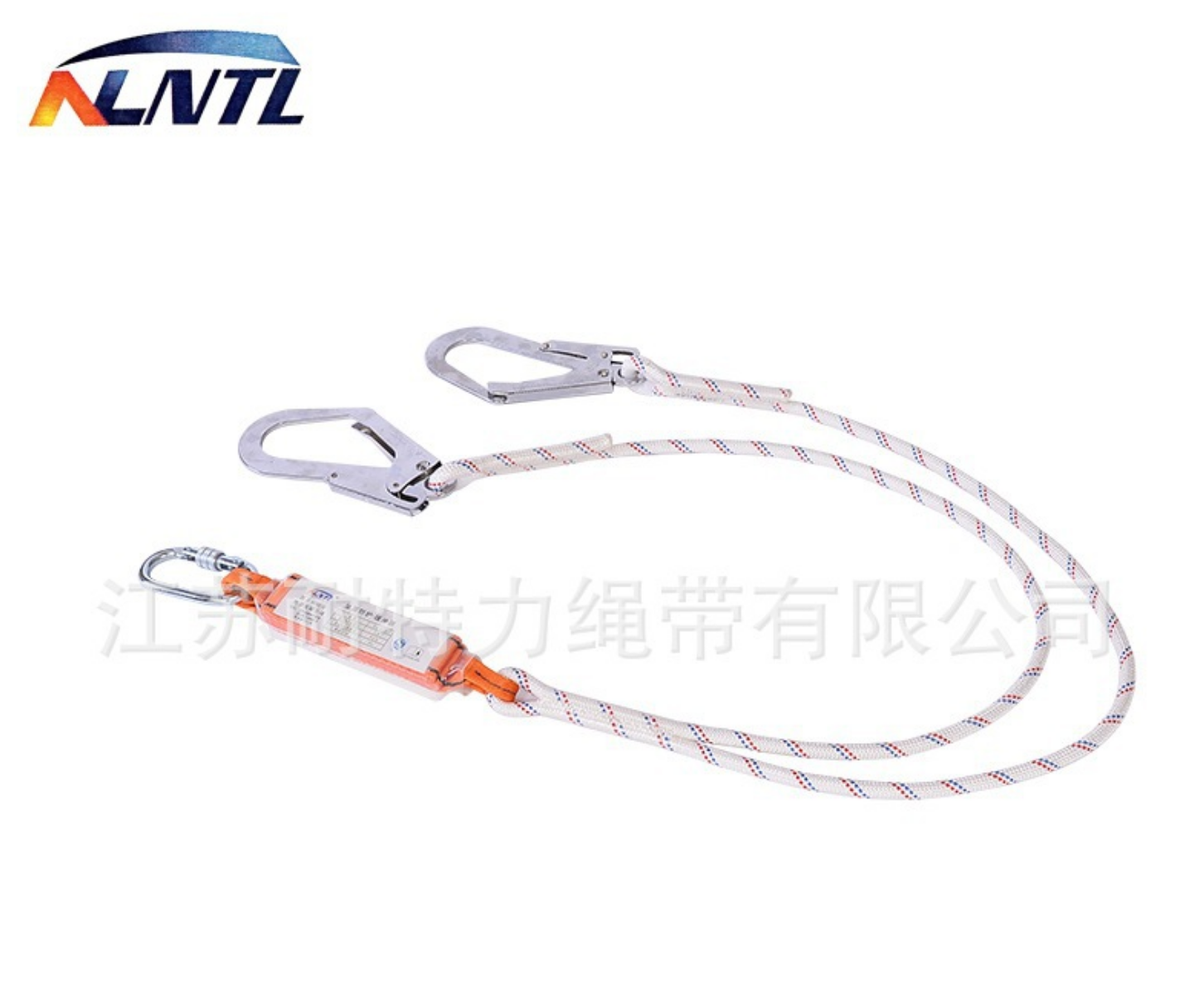 Resistant Tether Single Rope Large Hook Aloft Safety Belt Outdoor Anti-Fall Full Body Seat Belt Rope Double Rope