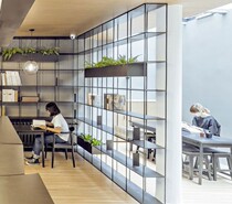 Nordic wrought iron simple partition shelf industrial wind display bookshelf living room multi-level floor loft American shelf