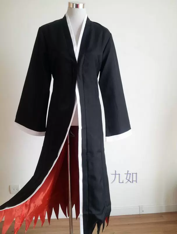 Grim Reaper cosplay anime cap-up cape Wanjie Cloak Kurosaki Ichiro áo choàng vành đai nam - Cosplay