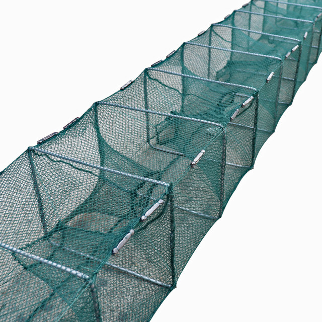 Shrimp pot fishing net fish net thickened lobster ground net cage fishing pot folding fish pot shrimp net eel cage river shrimp net