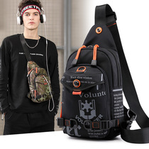 Chest bag mens 2022 new shoulder bag trend all-match mens leisure outdoor multi-function messenger small backpack sports