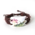 Qingge sen đỏ gốm bracelet gió quốc gia dệt tay gốc handmade jewelry sản phẩm mới