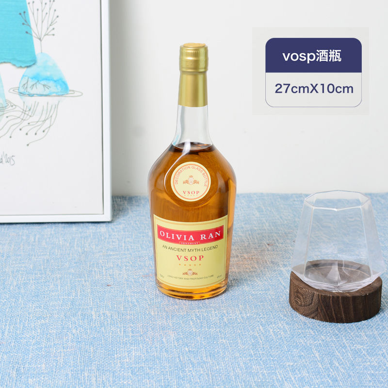 Upscale light lavish wine bottle swing with empty bottle photo props Nordic Wind wine cabinet Accessories Home Living Room Fake Wine-Taobao