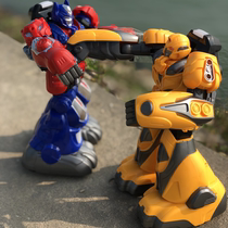 Childrens Intelligent Boxing Pairs Battle Robot Biathlon Gofight Boy Body Sensation Remote Parenting Interactive Electric Toys