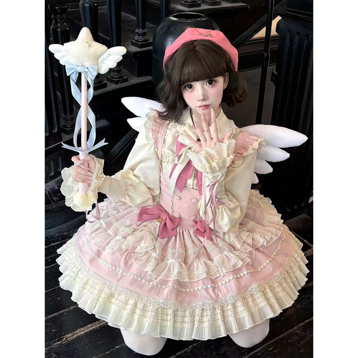 🎀梦幻粉色洛丽塔公主裙🎀 - 完美拜年造型必备-lolita洛丽塔连衣裙-淘宝好物网