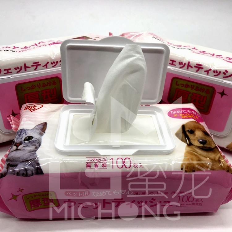 Alice Alice Thick Pet Disinfectant Wipes Gentle Removal of Tear Marks Anti-Mite Cat Dog Universal 100 Pumps