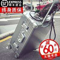 Khung nhôm xe đẩy trường hợp mật khẩu vali nam giới và phụ nữ vali bánh xe phổ 20 hộp da 24 Hàn Quốc phiên bản 26 sinh viên 28 inch sunny vali