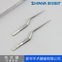 Xinhua No Cladding Grade Guns Tweezers Gun Type Tweezers Gun Shape Tweezers Plant Group Pei Consumable Stainless Steel Holed