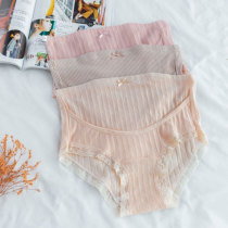 ZMA lace high waist pregnant women underpants pure cotton low waist early pregnancy early summer of pregnancy