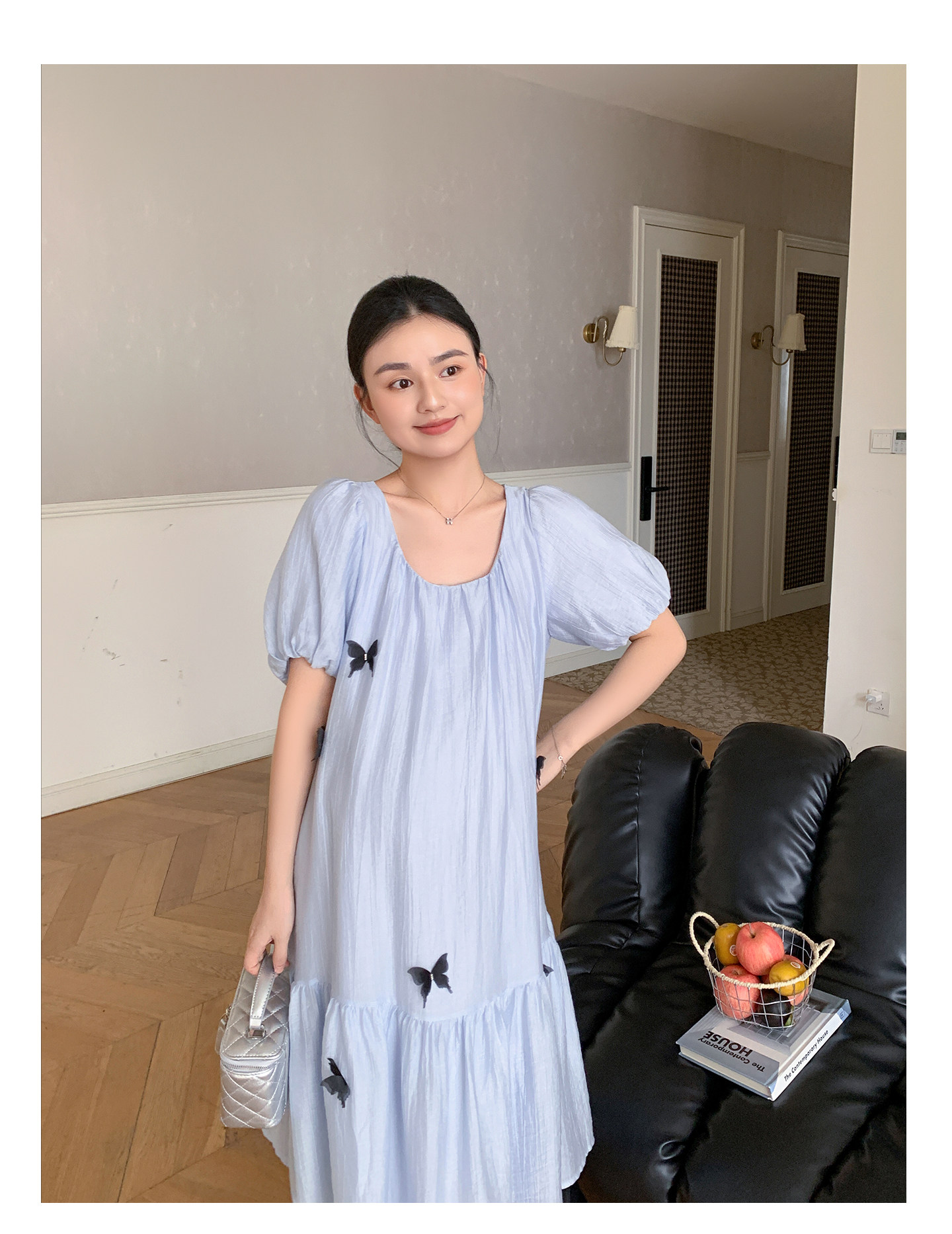 ZMA立体蝴蝶·孕妇连衣裙夏季新款漂亮孕期裙子宽松孕妇裙夏外穿 — 24