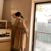 ZMA pregnant womans dress is Li Huanying tie the flower temperament of chip spinning dress