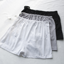 ZMA Pure Cotton Pregnant Womens Safety Pants Anti - Walking Summer Pregnancy Pants Bottom Shorts Summer