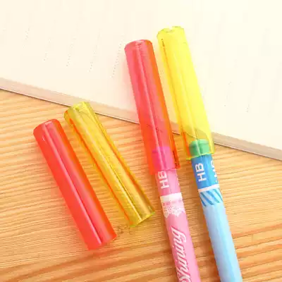 Deli pencil protective cover 0508 pencil cover Color pen cap Pencil extender Pencil pen cover Student pen holder