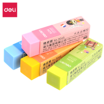 deli able rubber eraser 3045 color student rubbed cute fine art rubber cartoon exam easy to wipe without injury paper
