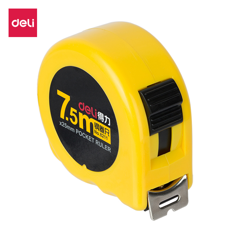 Precision measuring portable ruler measuring tool locking function 7 5 m 8211 for the right steel measuring tape pull-ruler measuring tape 