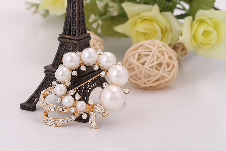 Broche femme en Zircon diamant - Ref 1173609 Image 12