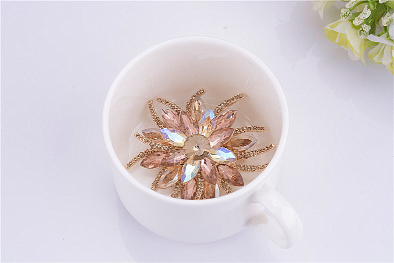 Broche femme en cristal autrichien - Ref 1187347 Image 9