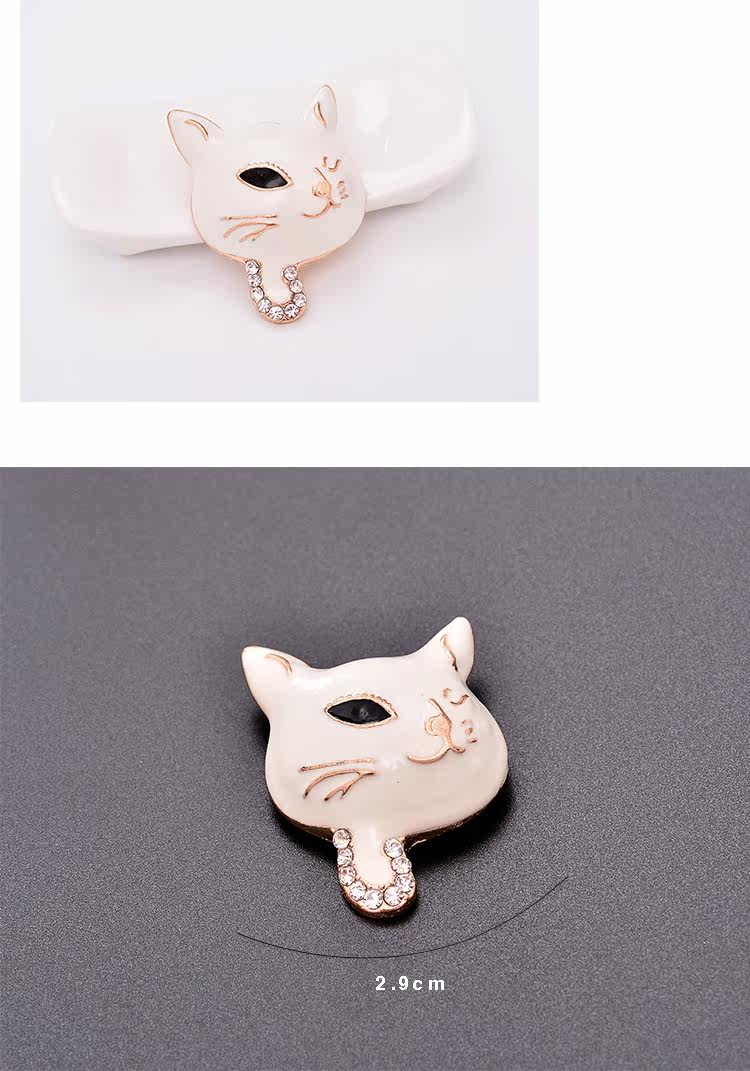 Broche femme en Zircon diamant - Ref 1170935 Image 9