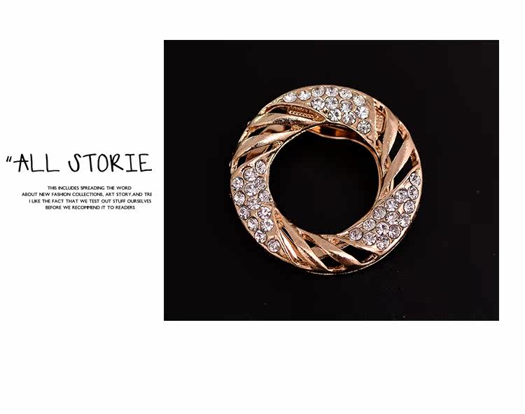 Broche femme en Zircon diamant - Ref 1187353 Image 11