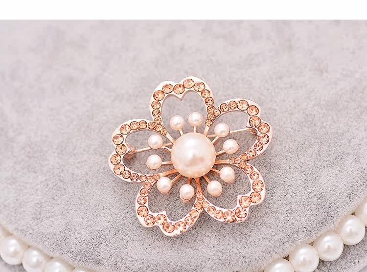 Broche femme en Zircon diamant - Ref 1187328 Image 11