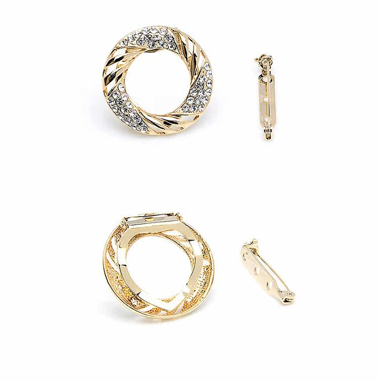 Broche femme en Zircon diamant - Ref 1187353 Image 7